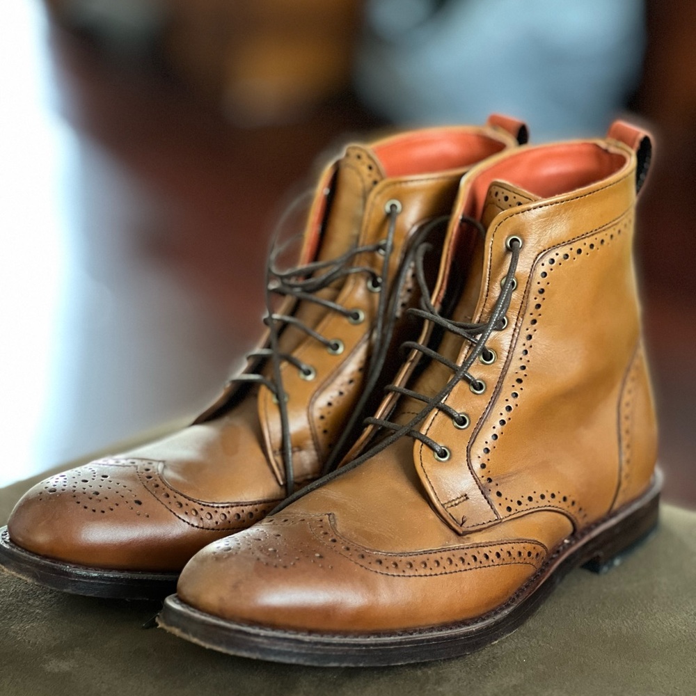 Allen Edmonds Dalton Wingtip Dress Boots